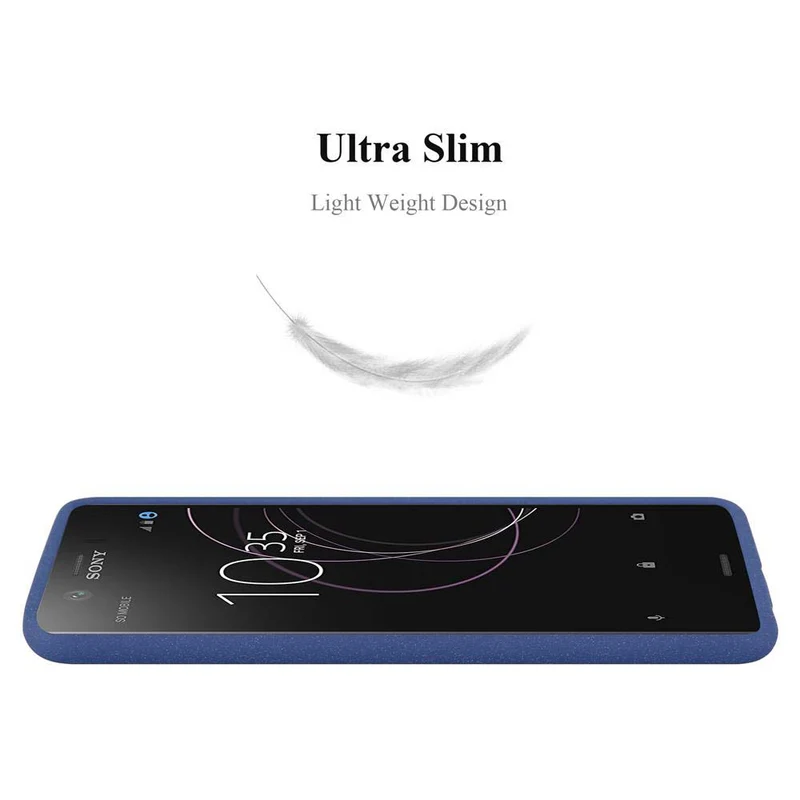 Cadorabo Hülle kompatibel mit Sony Xperia XZ1 COMPACT Schutzhülle aus flexiblem TPU Silikon