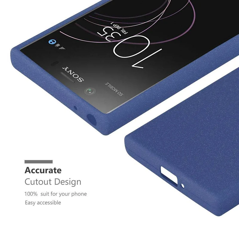 Cadorabo Hülle kompatibel mit Sony Xperia XZ1 COMPACT Schutzhülle aus flexiblem TPU Silikon