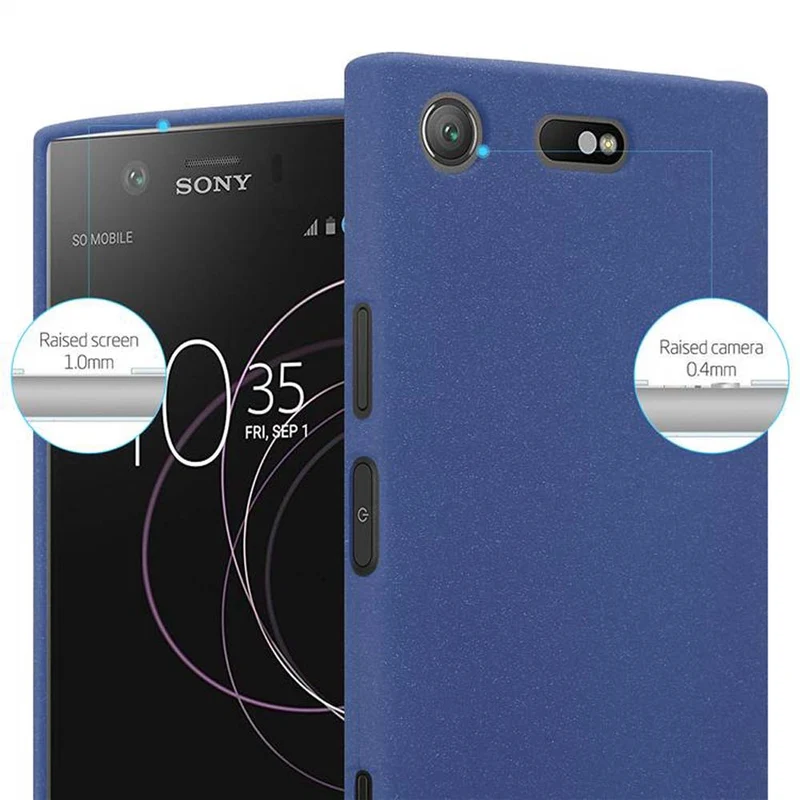 Cadorabo Hülle kompatibel mit Sony Xperia XZ1 COMPACT Schutzhülle aus flexiblem TPU Silikon