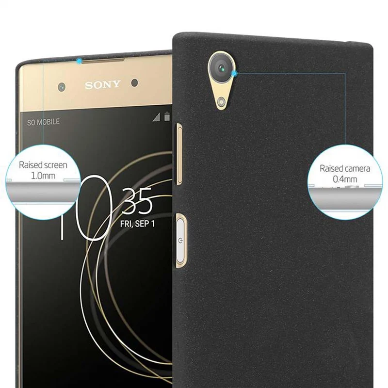Cadorabo Hülle kompatibel mit Sony Xperia XA1 PLUS Schutzhülle aus flexiblem TPU Silikon