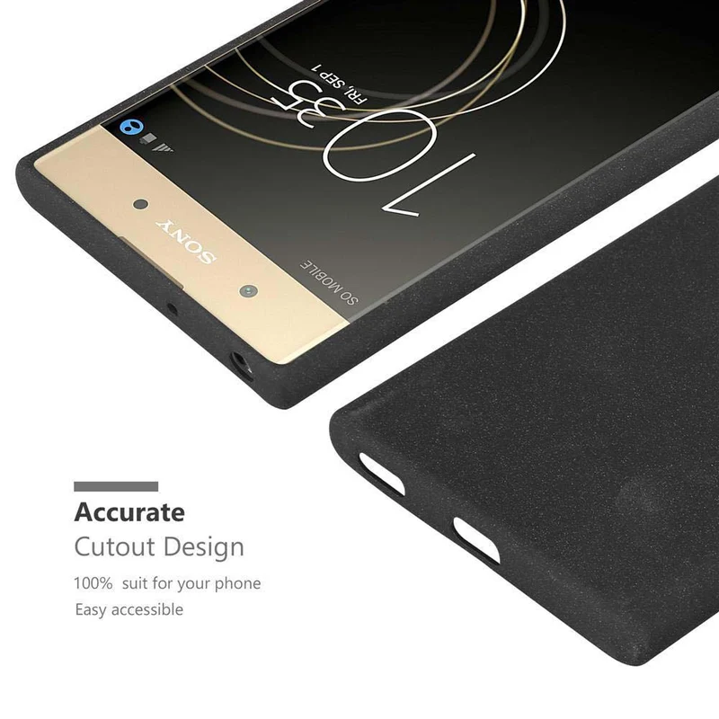 Cadorabo Hülle kompatibel mit Sony Xperia XA1 PLUS Schutzhülle aus flexiblem TPU Silikon