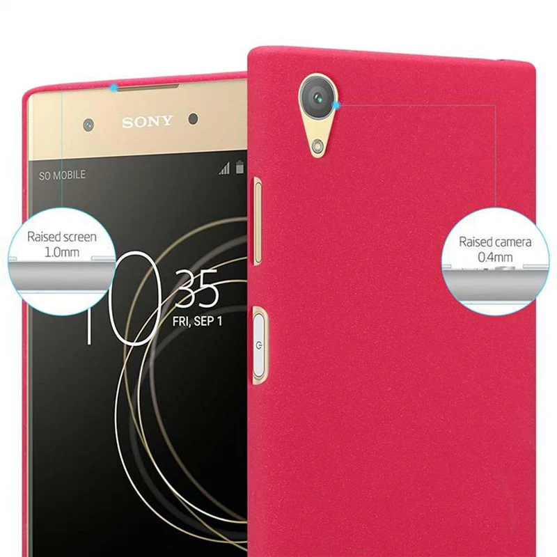Cadorabo Hülle kompatibel mit Sony Xperia XA1 PLUS Schutzhülle aus flexiblem TPU Silikon