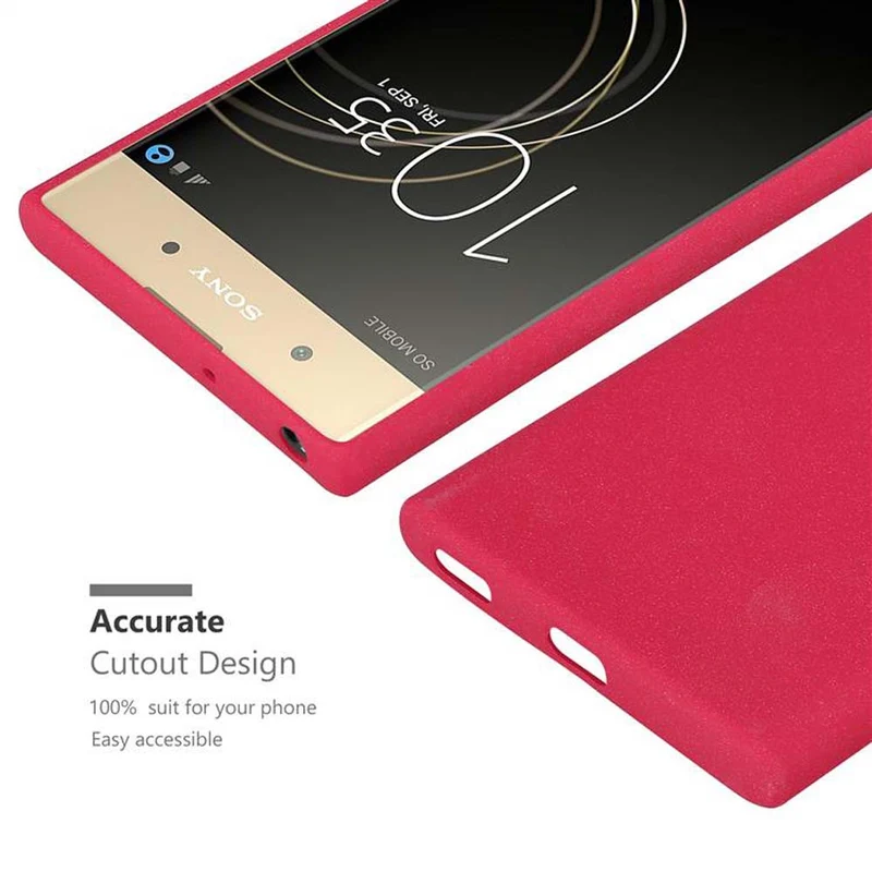 Cadorabo Hülle kompatibel mit Sony Xperia XA1 PLUS Schutzhülle aus flexiblem TPU Silikon