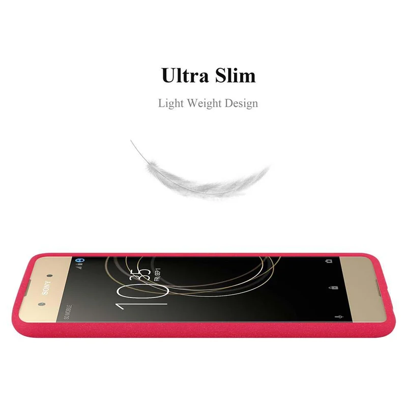 Cadorabo Hülle kompatibel mit Sony Xperia XA1 PLUS Schutzhülle aus flexiblem TPU Silikon