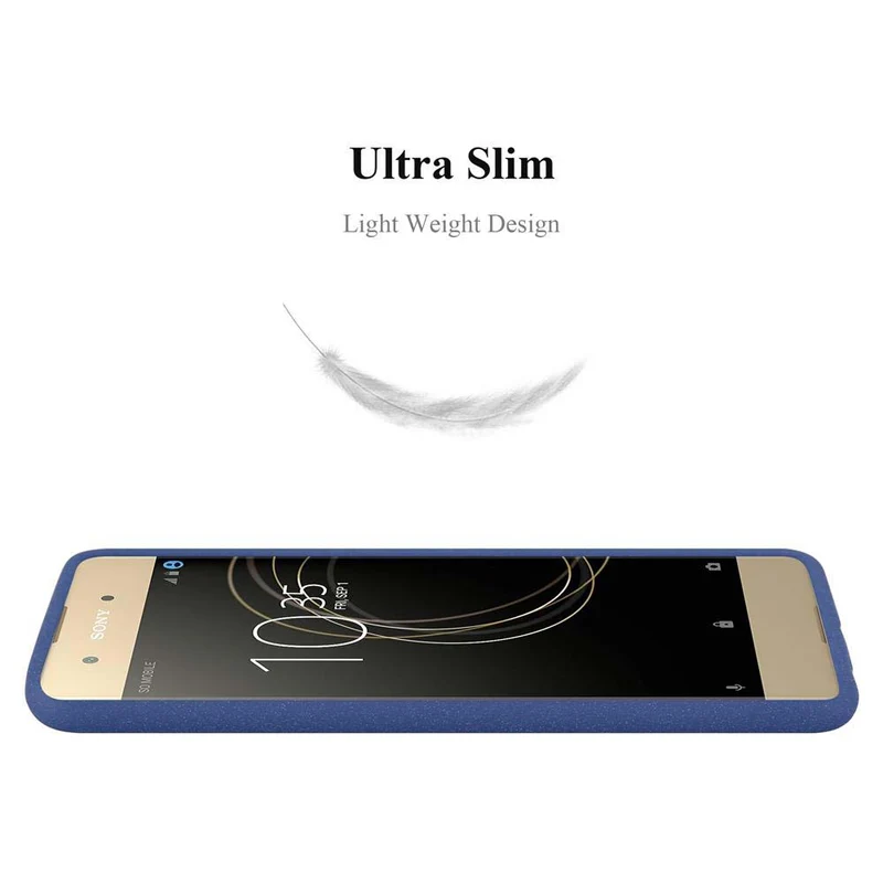 Cadorabo Hülle kompatibel mit Sony Xperia XA1 PLUS Schutzhülle aus flexiblem TPU Silikon