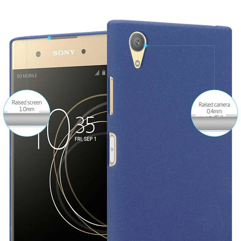 Cadorabo Hülle kompatibel mit Sony Xperia XA1 PLUS Schutzhülle aus flexiblem TPU Silikon