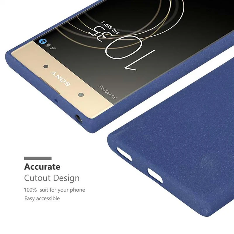 Cadorabo Hülle kompatibel mit Sony Xperia XA1 PLUS Schutzhülle aus flexiblem TPU Silikon