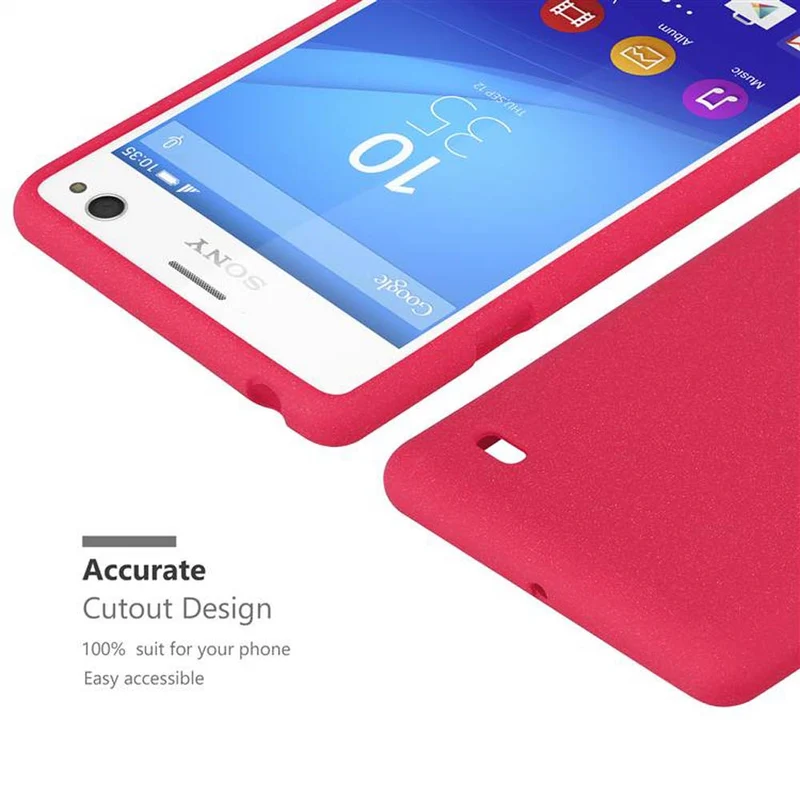 Cadorabo Hülle kompatibel mit Sony Xperia C4 Schutzhülle aus flexiblem TPU Silikon