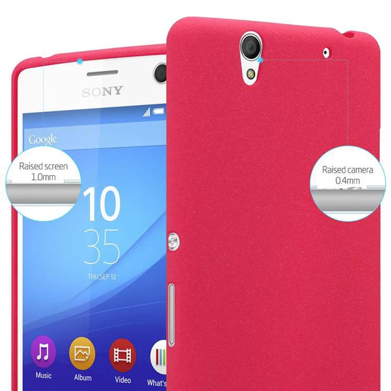 Cadorabo Hülle kompatibel mit Sony Xperia C4 Schutzhülle aus flexiblem TPU Silikon