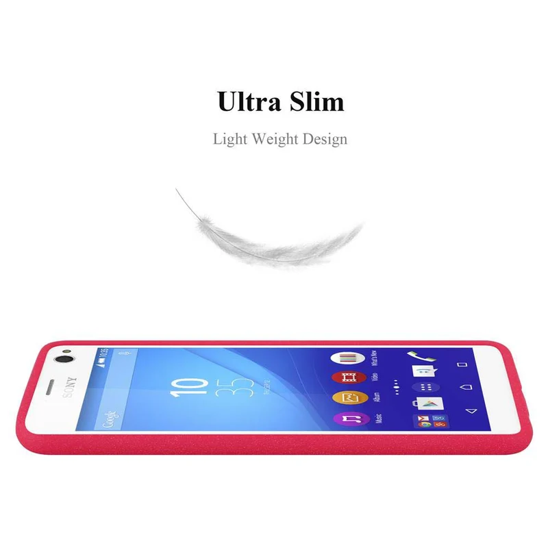 Cadorabo Hülle kompatibel mit Sony Xperia C4 Schutzhülle aus flexiblem TPU Silikon