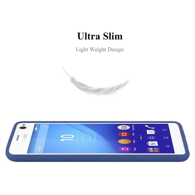 Cadorabo Hülle kompatibel mit Sony Xperia C4 Schutzhülle aus flexiblem TPU Silikon