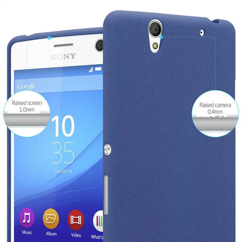 Cadorabo Hülle kompatibel mit Sony Xperia C4 Schutzhülle aus flexiblem TPU Silikon