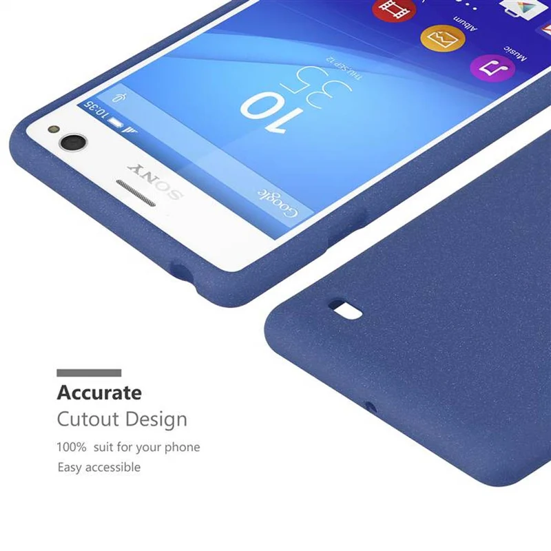 Cadorabo Hülle kompatibel mit Sony Xperia C4 Schutzhülle aus flexiblem TPU Silikon