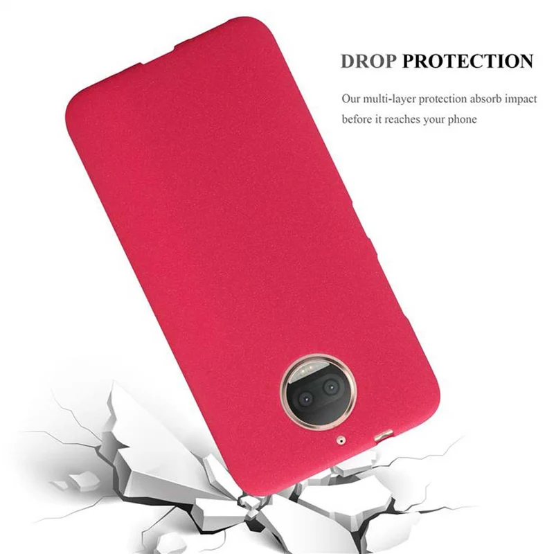 Cadorabo Hülle kompatibel mit Motorola MOTO G5S PLUS Schutzhülle aus flexiblem TPU Silikon