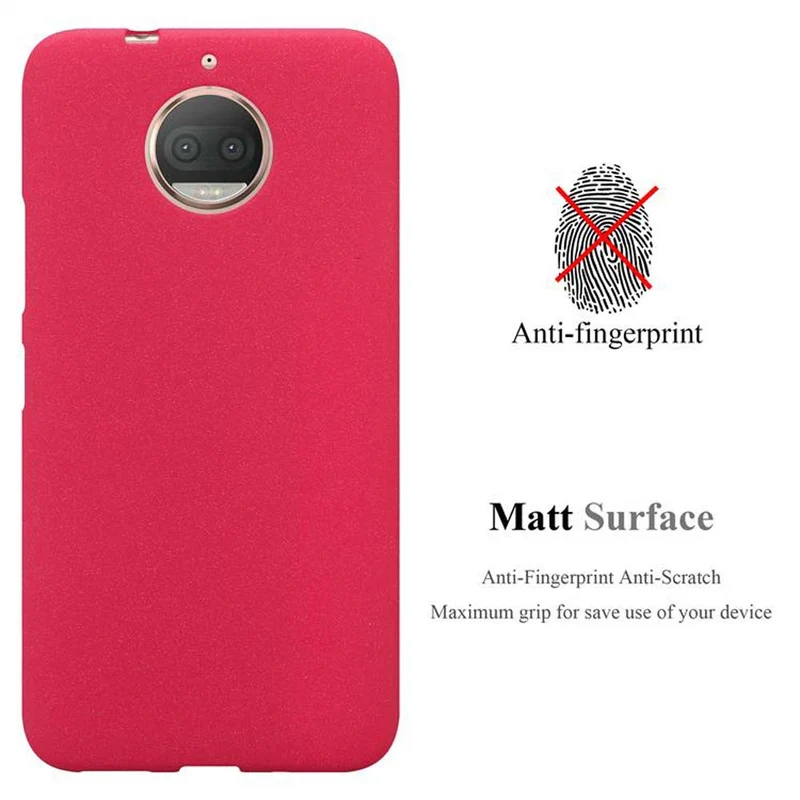 Cadorabo Hülle kompatibel mit Motorola MOTO G5S PLUS Schutzhülle aus flexiblem TPU Silikon