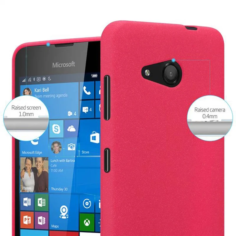 Cadorabo Hülle kompatibel mit Nokia Lumia 550 Schutzhülle aus flexiblem TPU Silikon