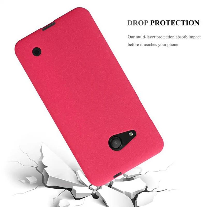 Cadorabo Hülle kompatibel mit Nokia Lumia 550 Schutzhülle aus flexiblem TPU Silikon
