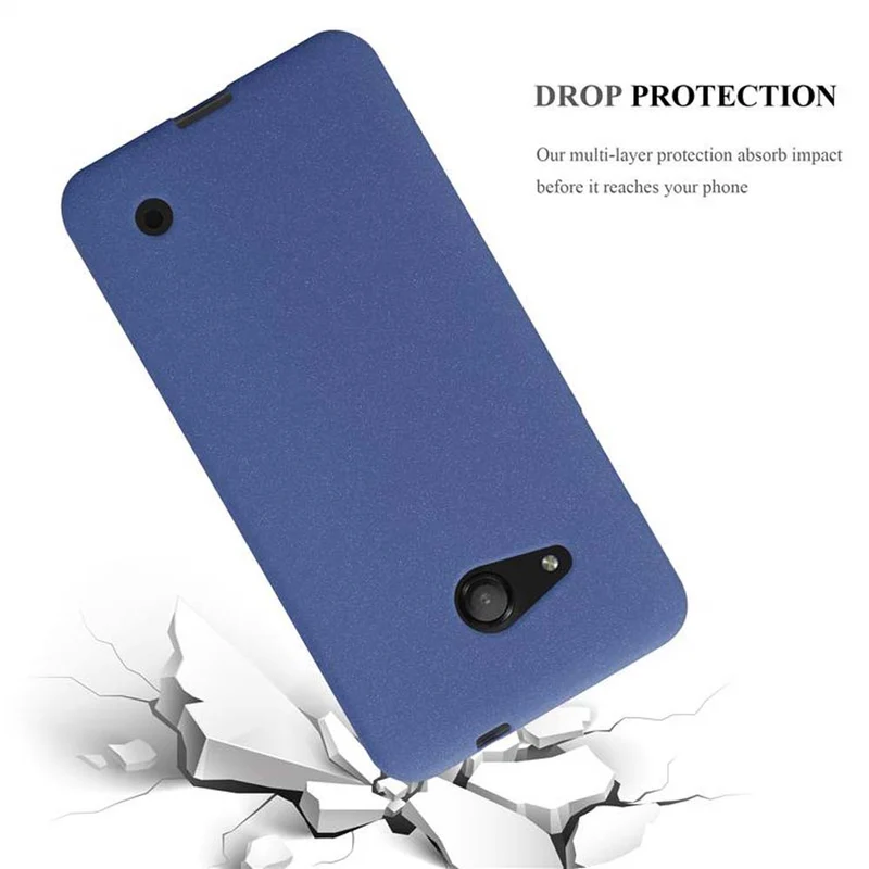 Cadorabo Hülle kompatibel mit Nokia Lumia 550 Schutzhülle aus flexiblem TPU Silikon