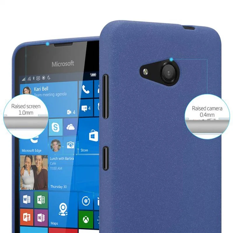 Cadorabo Hülle kompatibel mit Nokia Lumia 550 Schutzhülle aus flexiblem TPU Silikon