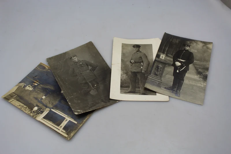 #4 Studiofoto von Soldaten der kaiserlichen deutschen Armee im Ersten Weltkrieg