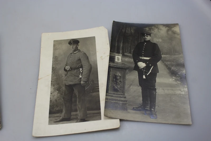 #4 Studiofoto von Soldaten der kaiserlichen deutschen Armee im Ersten Weltkrieg