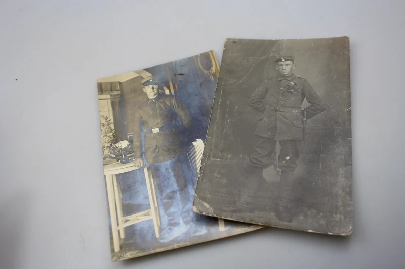 #4 Studiofoto von Soldaten der kaiserlichen deutschen Armee im Ersten Weltkrieg