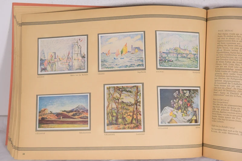 „Moderne Malerei von Impressionismus bis zur Gegenwart“ 1933 – Stickeralbum