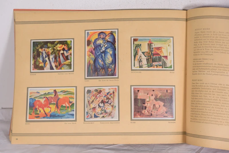 „Moderne Malerei von Impressionismus bis zur Gegenwart“ 1933 – Stickeralbum