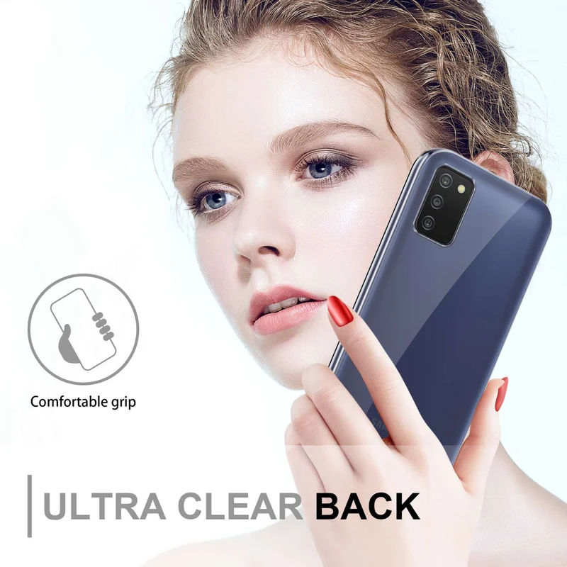 Cadorabo Hülle kompatibel mit Samsung Galaxy A03s 360° Full Body Schutzhülle - Front- und Rückenschutz, Rundumschutz mit Displayschutz