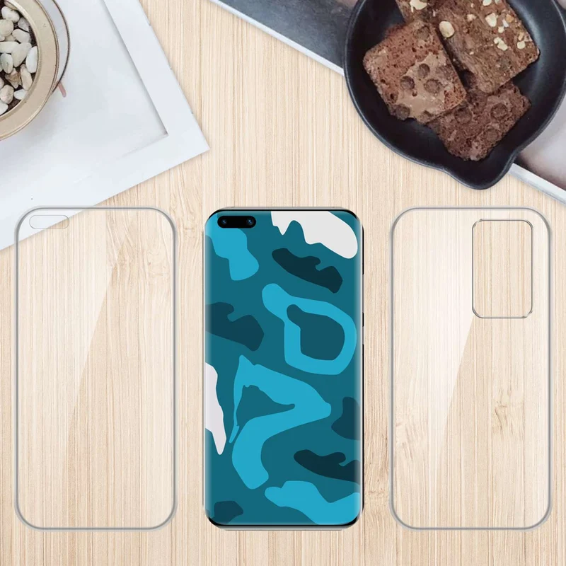 Cadorabo Hülle kompatibel mit Huawei P40 PRO / P40 PRO+ 360° Full Body Schutzhülle - Front- und Rückenschutz, Rundumschutz mit Displayschutz