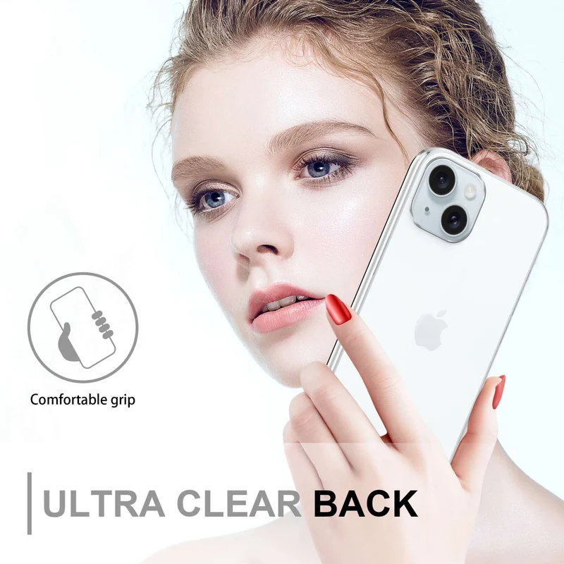 Cadorabo Hülle kompatibel mit Apple iPhone 15 360° Full Body Schutzhülle - Front- und Rückenschutz, Rundumschutz mit Displayschutz