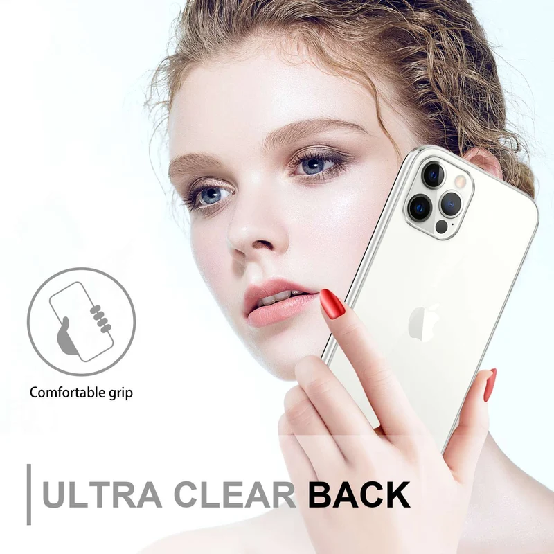 Cadorabo Hülle kompatibel mit Apple iPhone 12 / 12 PRO 360° Full Body Schutzhülle - Front- und Rückenschutz, Rundumschutz mit Displayschutz