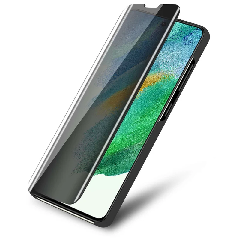 Cadorabo Hülle kompatibel mit Samsung Galaxy S21 FE Clear View Spiegel Schutzhülle mit Standfunktion 360 Grad Schutz