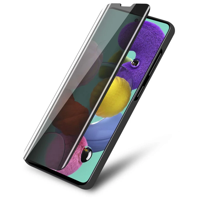 Cadorabo Hülle kompatibel mit Samsung Galaxy A51 5G Clear View Spiegel Schutzhülle mit Standfunktion 360 Grad Schutz