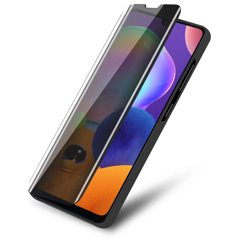 Cadorabo Hülle kompatibel mit Samsung Galaxy A31 Clear View Spiegel Schutzhülle mit Standfunktion 360 Grad Schutz