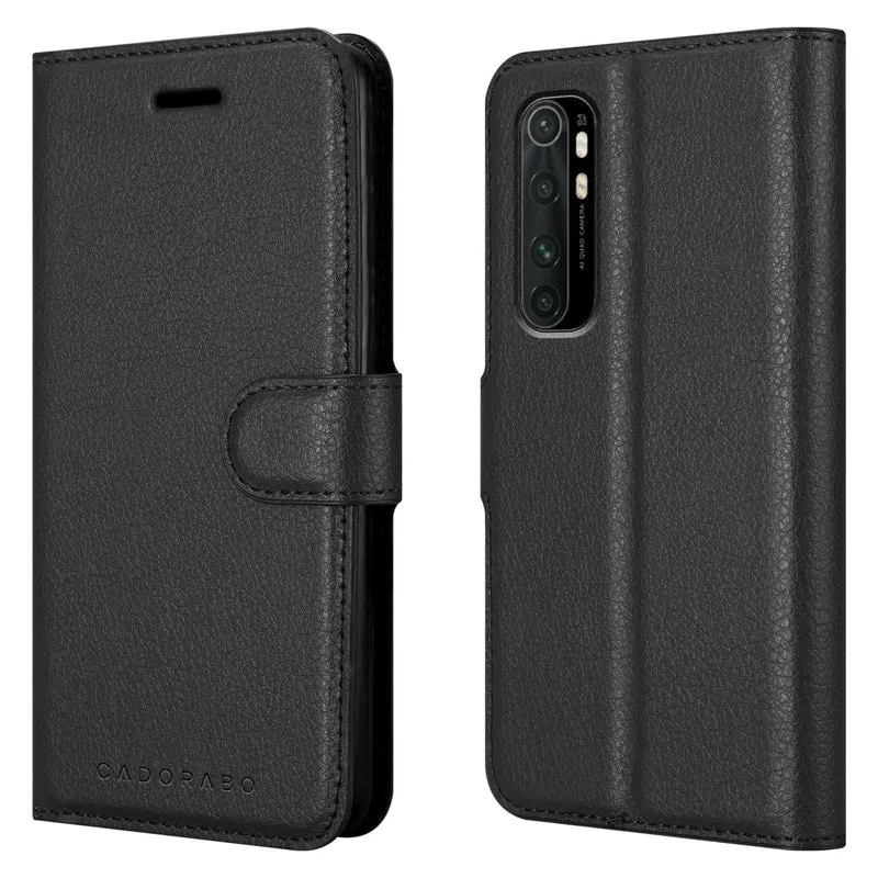 Cadorabo Hülle kompatibel mit Xiaomi Mi NOTE 10 LITE Schutzhülle mit Magnetverschluss, Standfunktion und Kartenfach