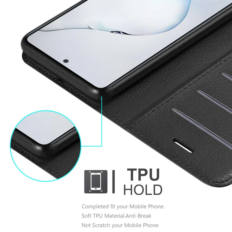 Cadorabo Hülle kompatibel mit Samsung Galaxy A81 / NOTE 10 LITE / M60s Schutzhülle mit Magnetverschluss, Standfunktion und Kartenfach