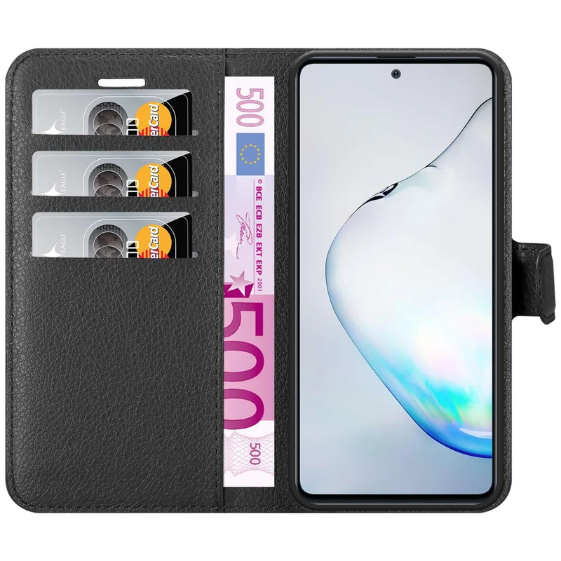 Cadorabo Hülle kompatibel mit Samsung Galaxy A81 / NOTE 10 LITE / M60s Schutzhülle mit Magnetverschluss, Standfunktion und Kartenfach