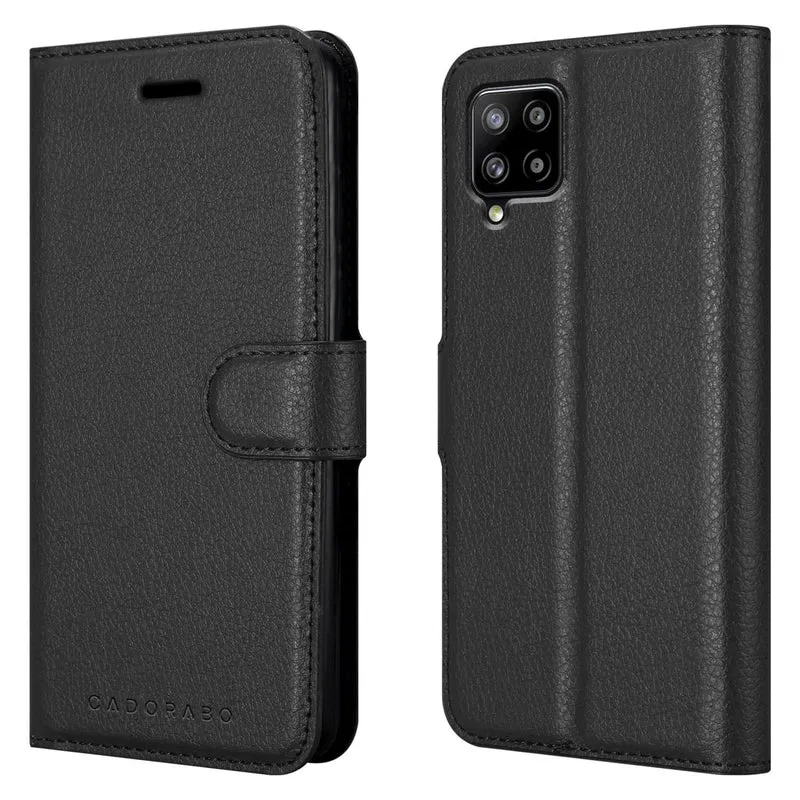 Cadorabo Hülle kompatibel mit Samsung Galaxy A42 4G Schutzhülle mit Magnetverschluss, Standfunktion und Kartenfach