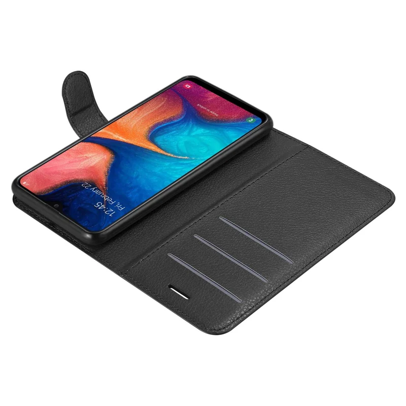 Cadorabo Hülle kompatibel mit Samsung Galaxy A20 / A30 / M10s Schutzhülle mit Magnetverschluss, Standfunktion und Kartenfach