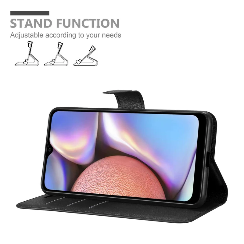 Cadorabo Hülle kompatibel mit Samsung Galaxy A10s / M01s Schutzhülle mit Magnetverschluss, Standfunktion und Kartenfach
