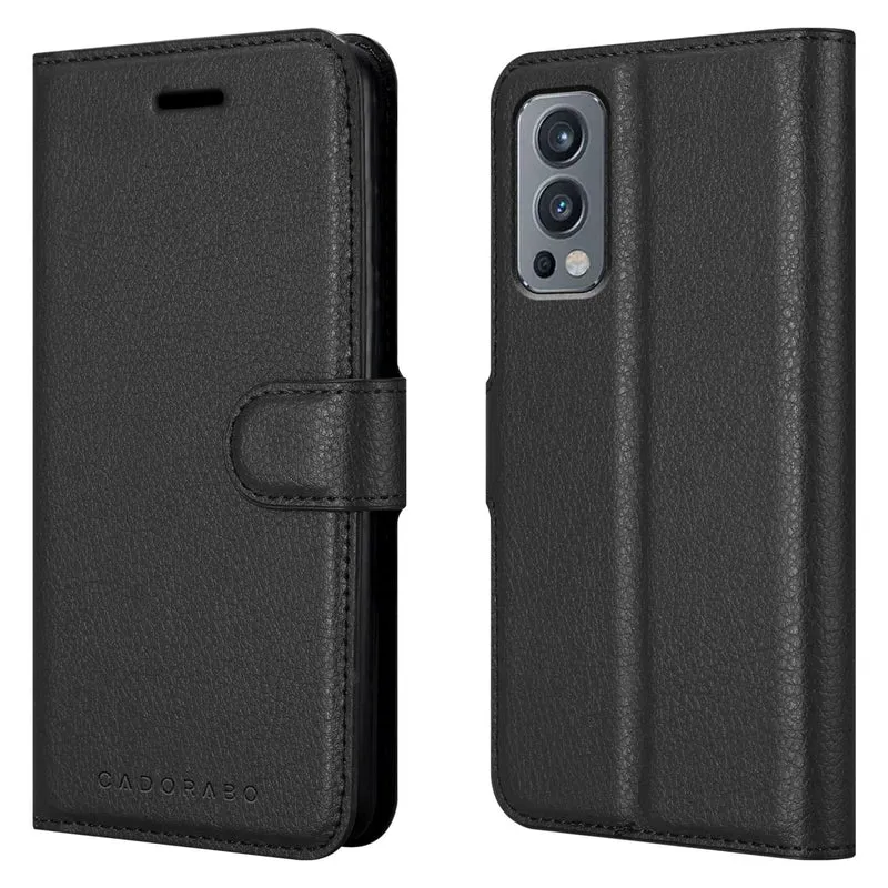 Cadorabo Hülle kompatibel mit OnePlus Nord 2 5G Schutzhülle mit Magnetverschluss, Standfunktion und Kartenfach