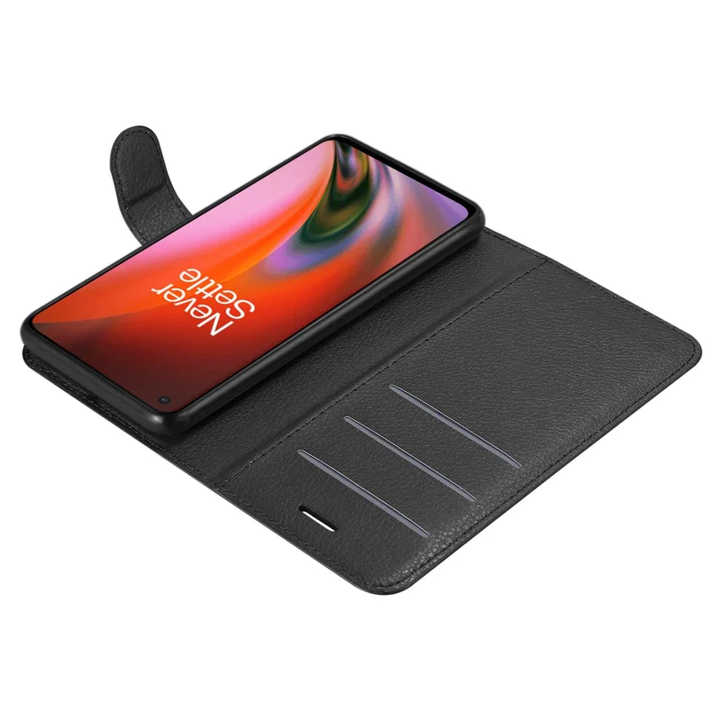 Cadorabo Hülle kompatibel mit OnePlus Nord 2 5G Schutzhülle mit Magnetverschluss, Standfunktion und Kartenfach