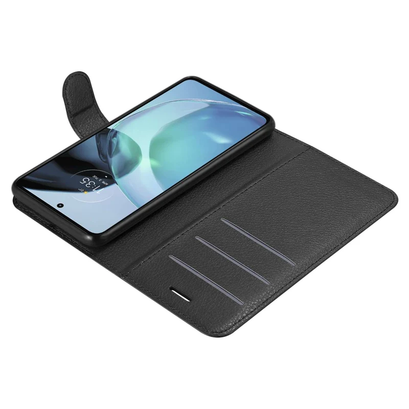 Cadorabo Hülle kompatibel mit Motorola MOTO G72 Schutzhülle mit Magnetverschluss, Standfunktion und Kartenfach