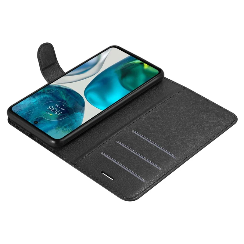 Cadorabo Hülle kompatibel mit Motorola MOTO G52 4G / G82 5G Schutzhülle mit Magnetverschluss, Standfunktion und Kartenfach