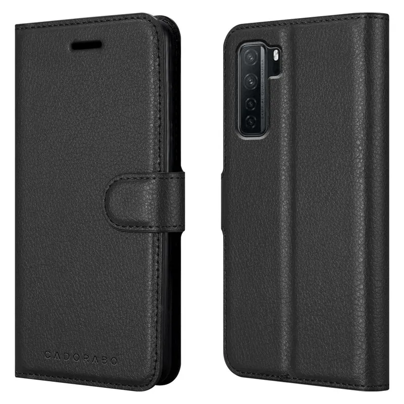 Cadorabo Hülle kompatibel mit Huawei P40 LITE 5G / NOVA 7 SE Schutzhülle mit Magnetverschluss, Standfunktion und Kartenfach