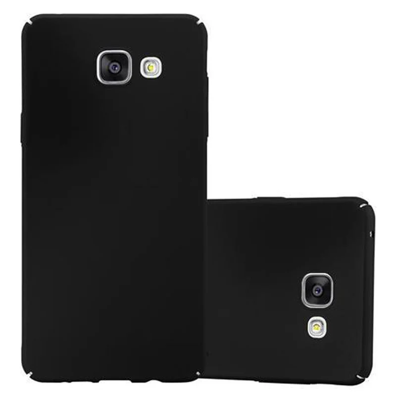 Cadorabo Hülle kompatibel mit Samsung Galaxy A5 2016 Hard Case Schutzhülle in Metall Optik gegen Kratzer und Stöße