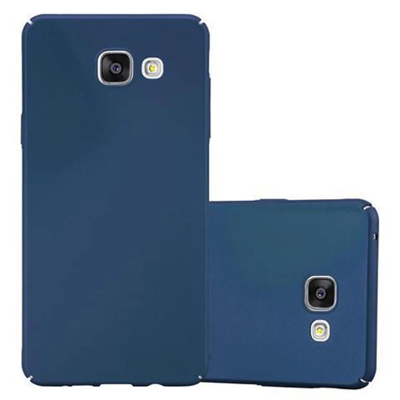 Cadorabo Hülle kompatibel mit Samsung Galaxy A5 2016 Hard Case Schutzhülle in Metall Optik gegen Kratzer und Stöße