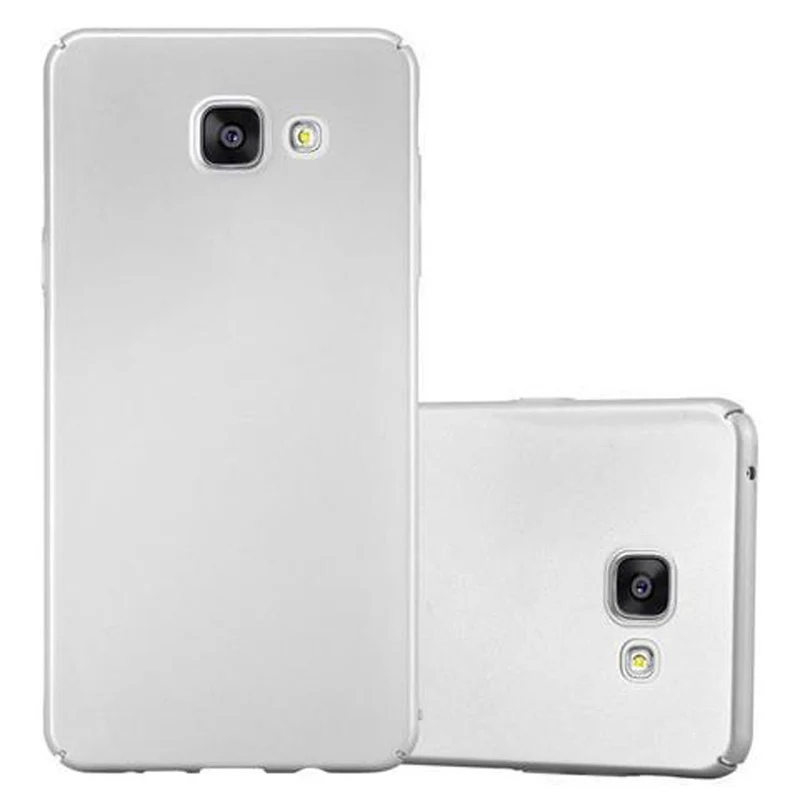 Cadorabo Hülle kompatibel mit Samsung Galaxy A5 2016 Hard Case Schutzhülle in Metall Optik gegen Kratzer und Stöße