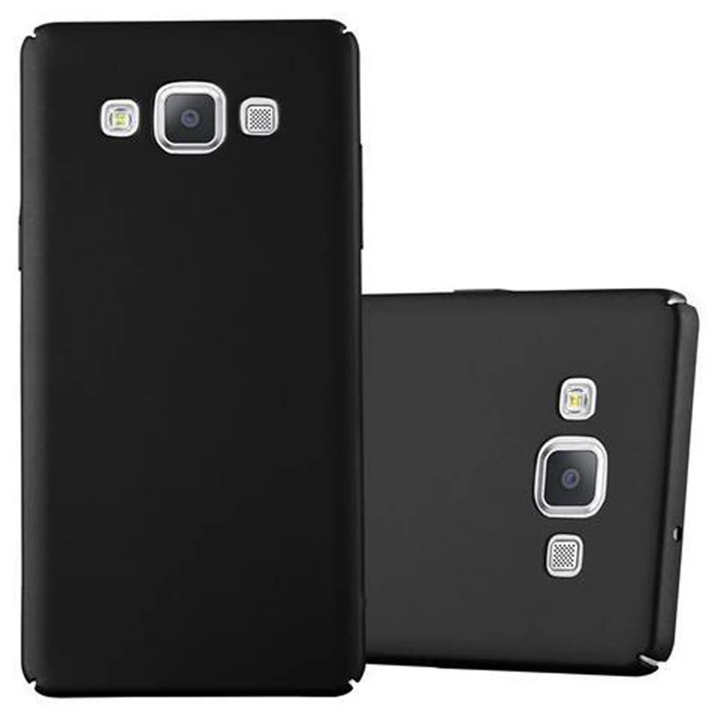 Cadorabo Hülle kompatibel mit Samsung Galaxy A5 2015 Hard Case Schutzhülle in Metall Optik gegen Kratzer und Stöße